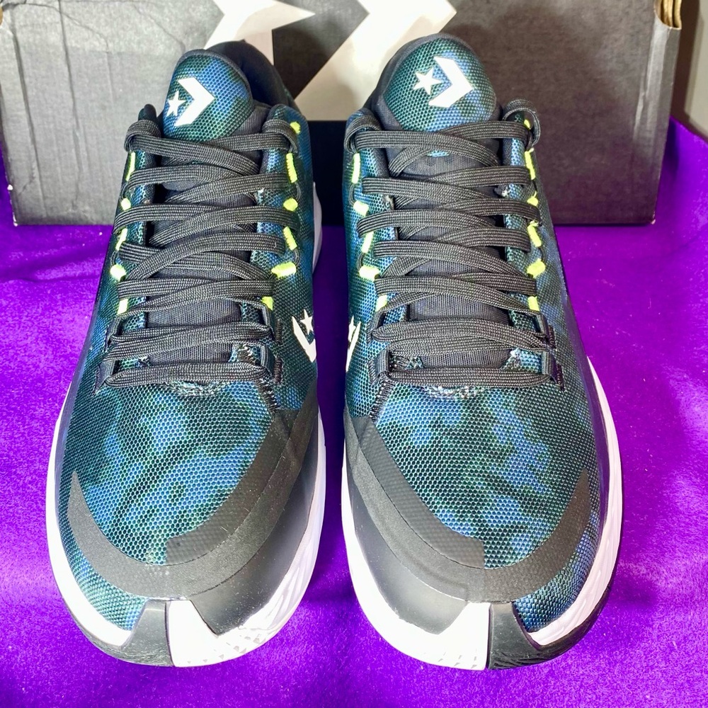 Converse All Star BB Jet Mid Men Basketball Shoes Black Volt 171698C Sz 12 New - Picture 2 of 12